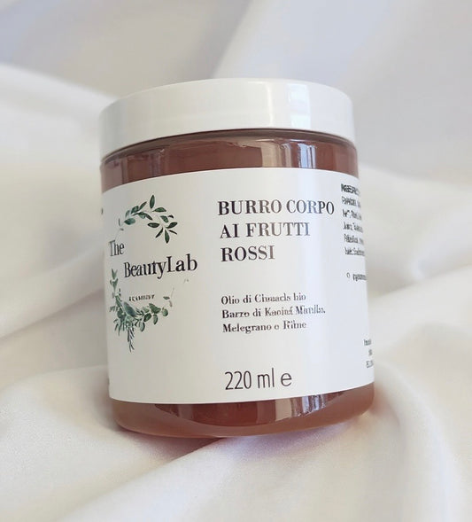 Burro corpo ai frutti rossi 220ml