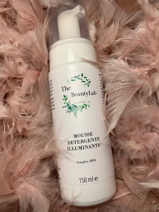 Mousse detergente viso illuminante