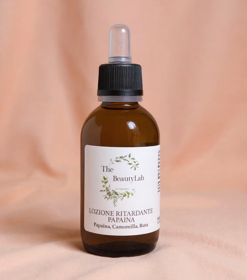 Lozione ritardante alla Papaina